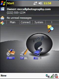 Spb Gnome Black Pearl Theme for Pocket PC