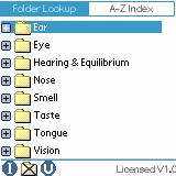 Special Senses Anatomy Flash Cards (Bryan Edwards) for Palm OS