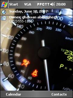 Speed meter gh Theme for Pocket PC
