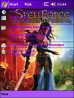 Spellforce, Order of Dawn JRC Theme for Pocket PC
