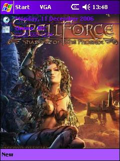 Spellforce, Shadow of the Phoenix JRC Theme for Pocket PC