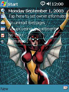 Spider Woman BJH Theme for Pocket PC