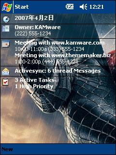 Spiderman 9 EN Theme for Pocket PC