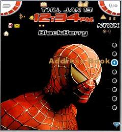 Free Spiderman Theme for Blackberry 7100 Software Download