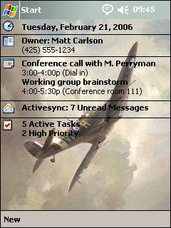 Spitfire AV Theme for Pocket PC