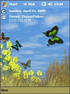 Spring Fields 2 VGA Theme for Pocket PC