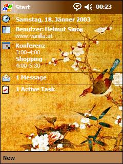 Spring In China Animated Theme for Pocket PC