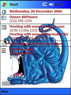 Sprot Guzzler Flanimal AMF Theme for Pocket PC