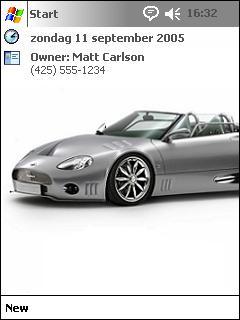 Spyker C8 Spyder Ext OVR Theme for Pocket PC