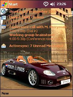 Spyker in Beijing 2 OVR Theme for Pocket PC