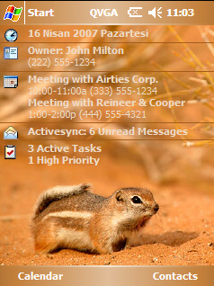 Squirrel SPH Theme for Pocket PC