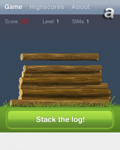 Stack the log!