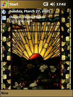 Stained Glass 12 Theme for Pocket PC