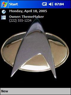 Star Trek ComBadge Theme for Pocket PC