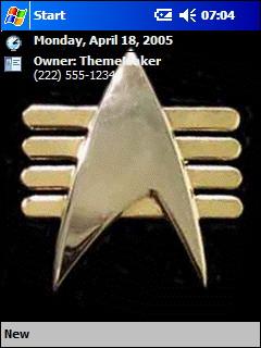 Star Trek Future ComBadge Theme for Pocket PC