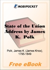 State of the Union Address by James K. Polk for MobiPocket Reader
