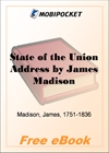 State of the Union Address by James Madison for MobiPocket Reader
