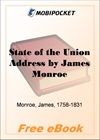 State of the Union Address by James Monroe for MobiPocket Reader