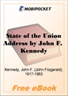 State of the Union Address by John F. Kennedy for MobiPocket Reader