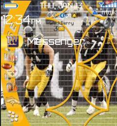 Steelers Zen Theme for Blackberry 8100 Pearl