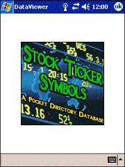 Stock Ticker Symbols Database for Pocket PC