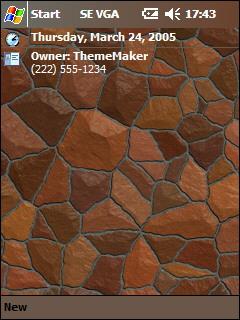 Stonewall 5 VGA Theme for Pocket PC