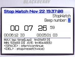 Stop Watch (BlackBerry)