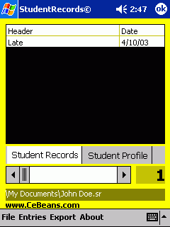 StudentRecords