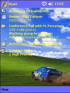 Subaru and Windows VGA Theme for Pocket PC