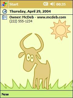 Sunny In Africa Theme for Pocket PC