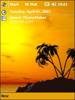 Sunsets VGA Theme for Pocket PC