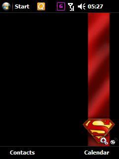 SuperMan NV Theme for Pocket PC