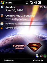 Superman Returns 2006 Pocket PC Theme