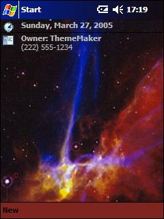 Supernova Remnant Theme for Pocket PC
