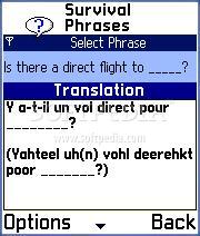 Survival Phrases English-French for Series 60