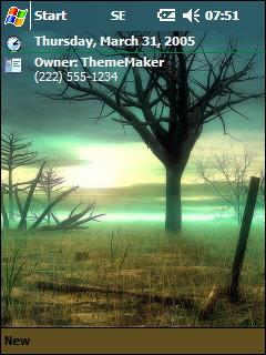 Swamp QVGA Theme for Pocket PC