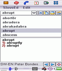 Swedish-English and English-Swedish dictionary (UIQ2.x)