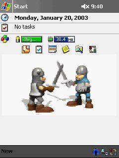Sword Fight Animated Theme for Pocket PC