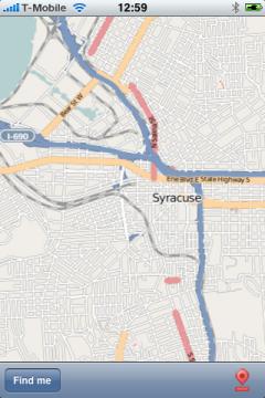 Syracuse Street Map
