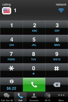 Talk Out Mobile VoIP for iPhone