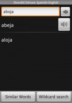 Talking SlovoEd Classic English-Spanish & Spanish-English Dictionary for Android