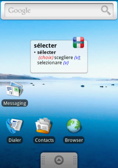 Talking Slovoed Compact French-Italian & Italian-French Dictionary for Android
