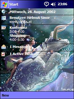 Taurus Animated Theme for Pocket PC