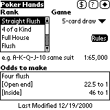 TealInfoDB: Poker Hands and Odds