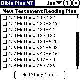 TealInfoDB: Bible Plan New Testament