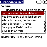 TealInfoDB: European Wines