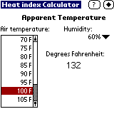 TealInfoDB: Heat Index Calc