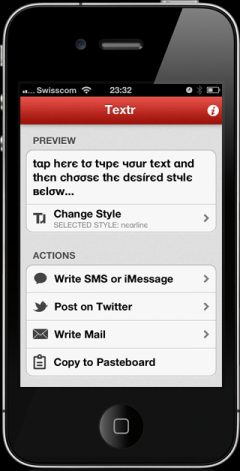Textr for iPhone/iPad