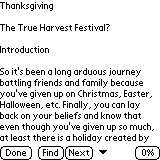 Thanksgiving: Harvest Festival?
