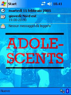 The Adolescents Theme for Pocket PC